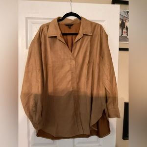 Banana Republic suede feel;XL